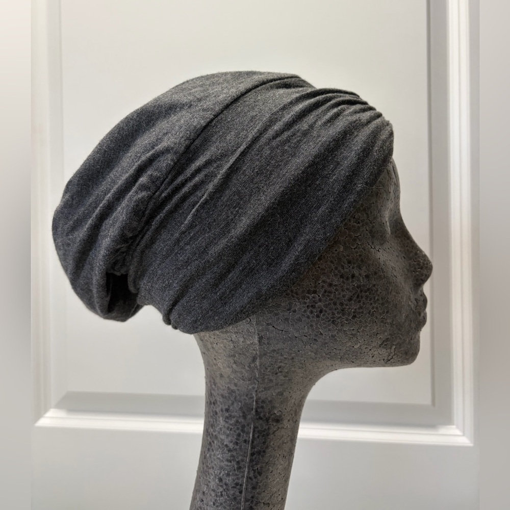 Dark Gray Jersey Sleep Beanie